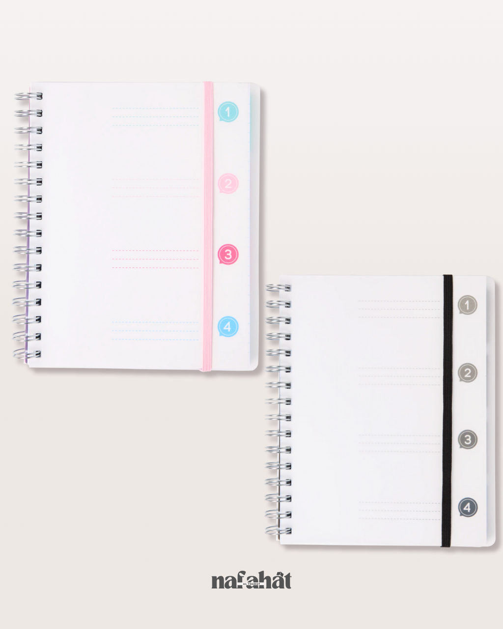 Cahier A5 avec intercalaires (couleur au choix)