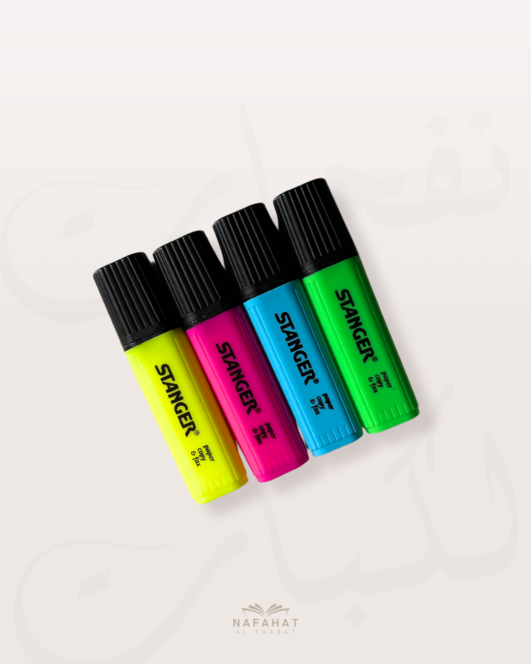 Lot de 4 surligneurs fluo