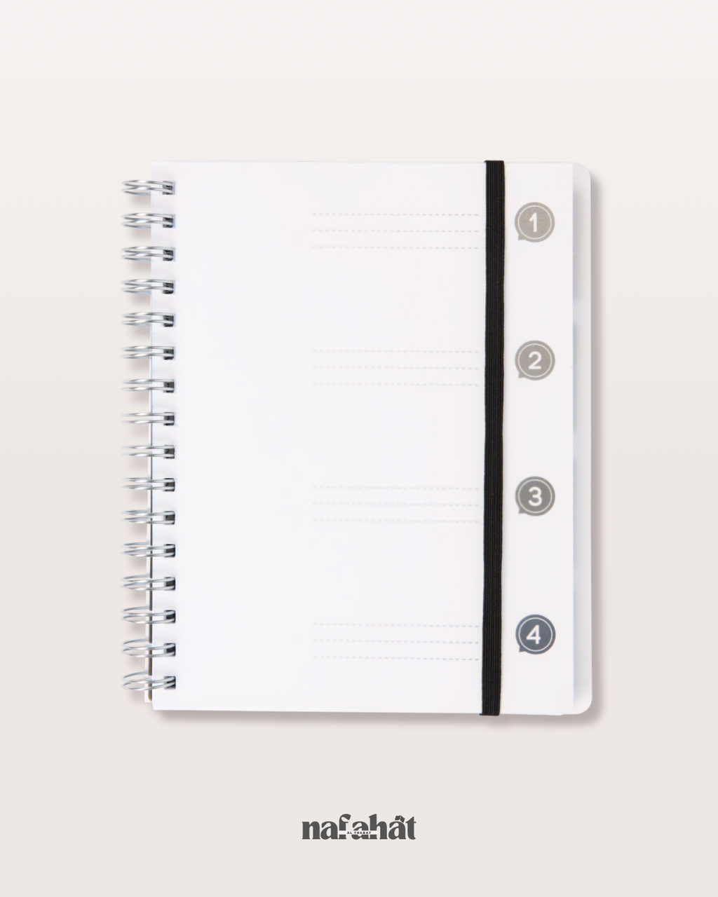 Cahier A5 avec intercalaires (couleur au choix)