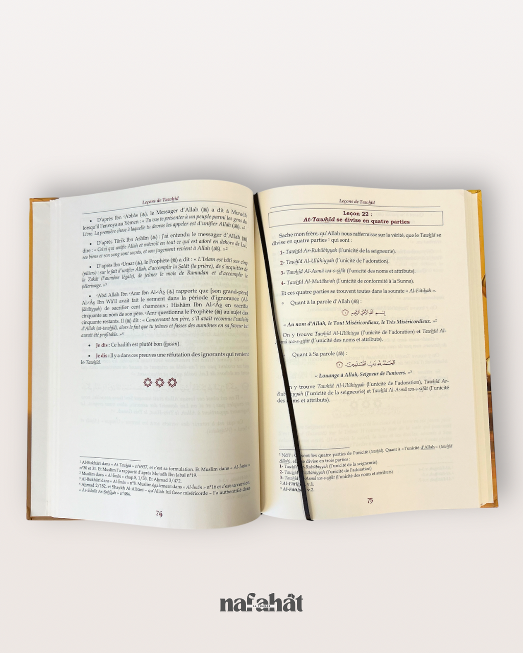 Leçons de tawhîd - Edition Tawbah