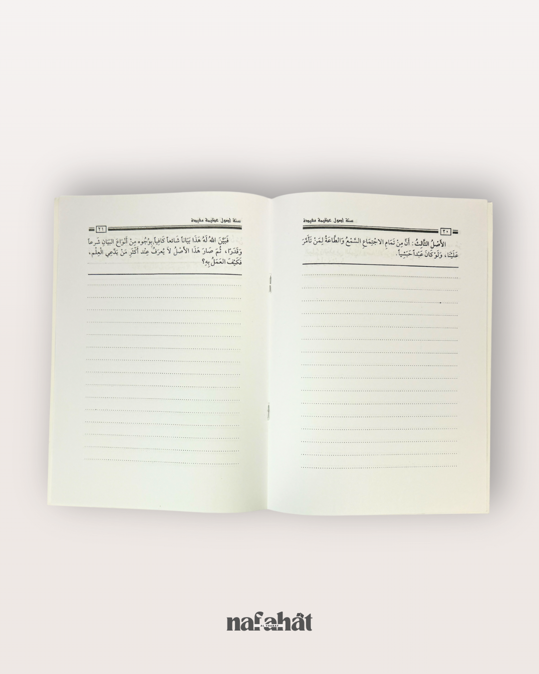 Sittatu Usûl 6 principes fondamentaux (format annotations) - الأصول الستة