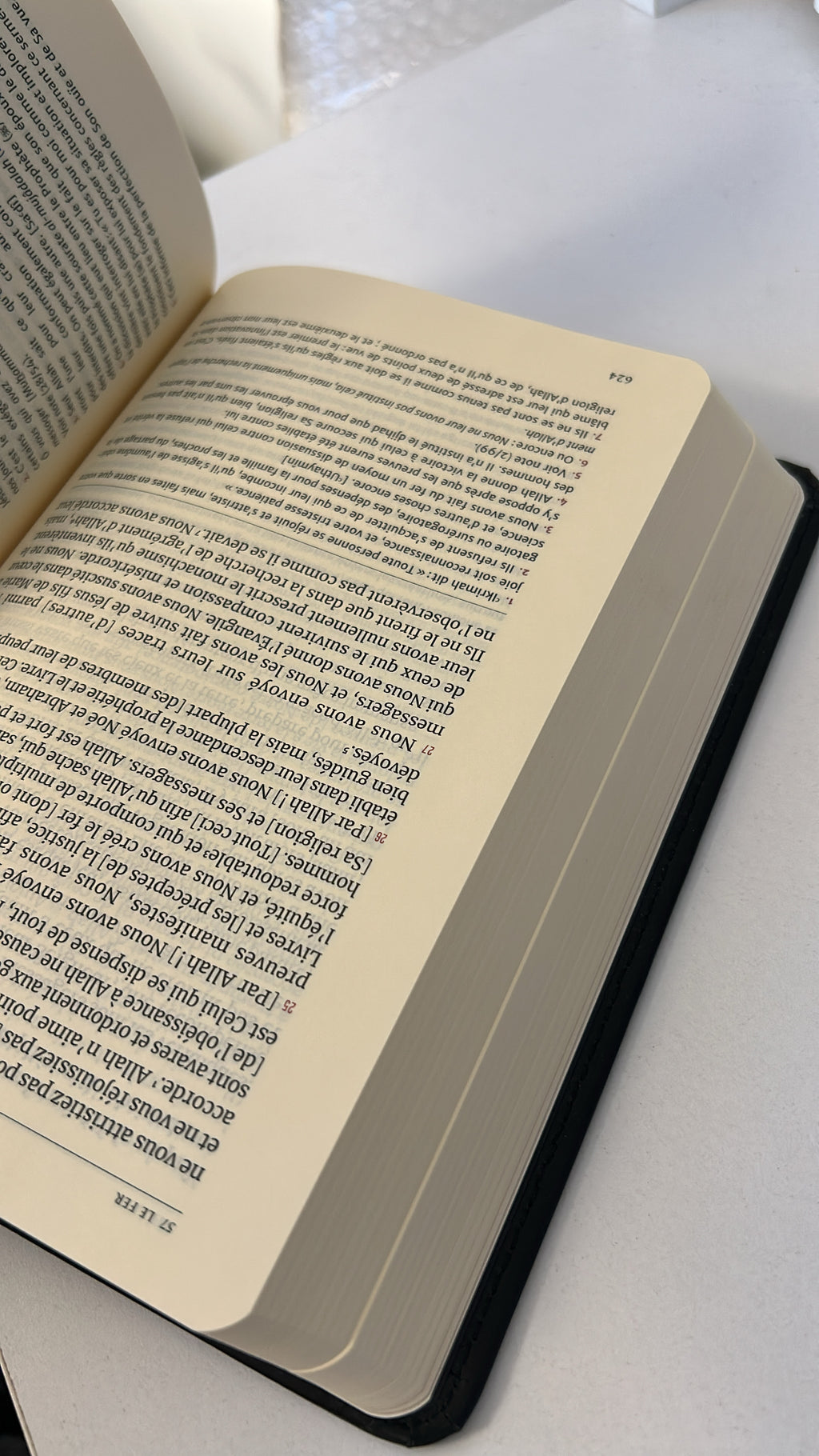 Coran Tawbah en Français - Moyen Format Poche