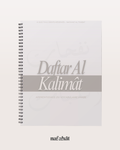 Cahier de mots de vocabulaire grand format A4 (Daftar al Kalimat) - Spécial Nafahat Al Thabat