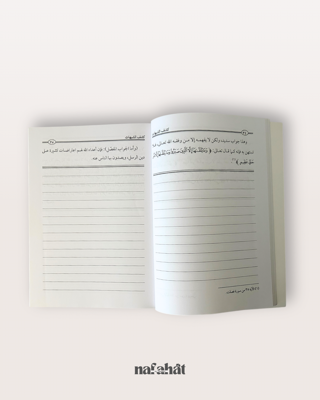 Kashf Ash Shubuhât Le dévoilement des ambiguïtés  (format annotations) - كشف الشبهات